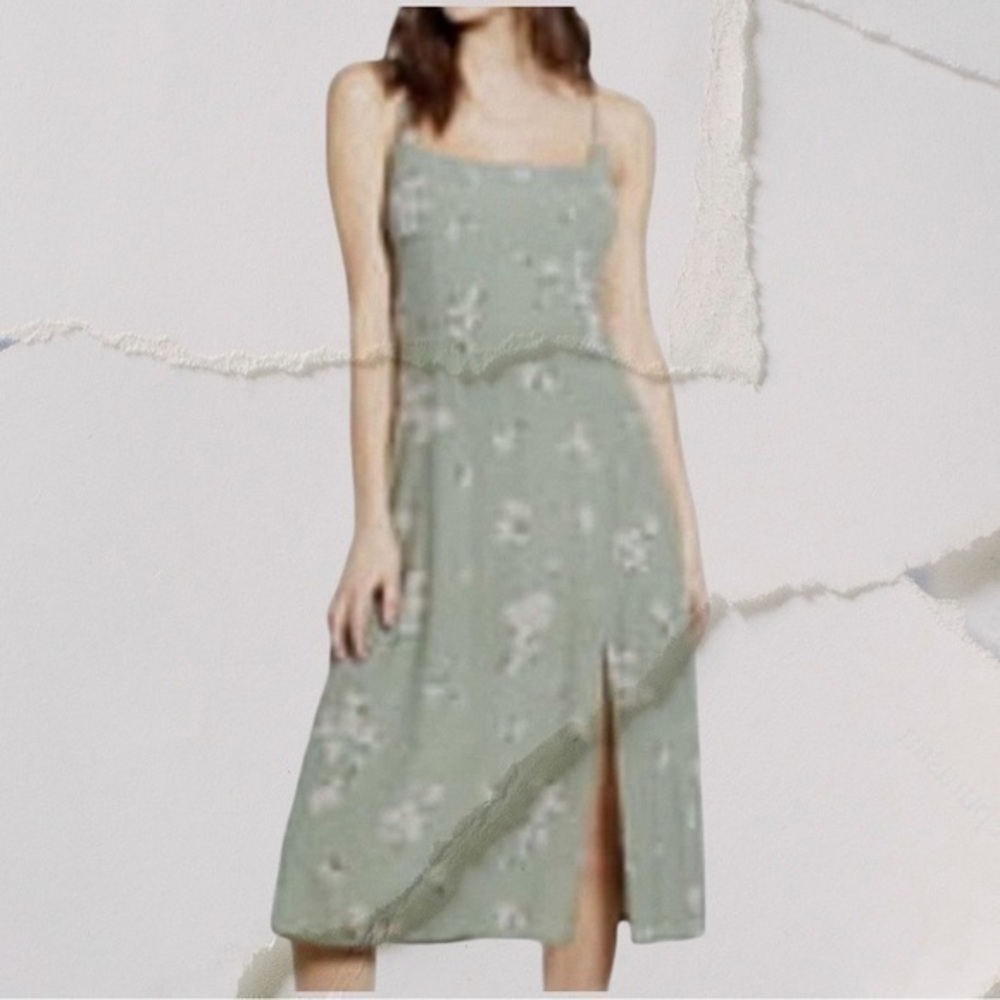 Green floral dress - Picture 2 of 6